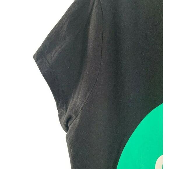 City Streets Shirt Womens Sz XL Short Sleeve Stretch Graphic Printed Casual Top - Picture 7 of 8